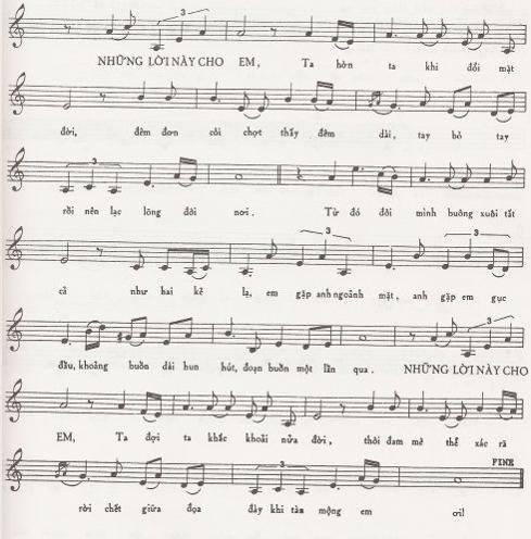 Sheet nhạc Những Lời Này Cho Em 2